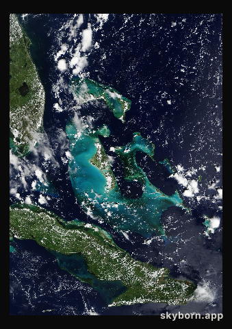 The Earth on 23 September 2016 · Bahamas