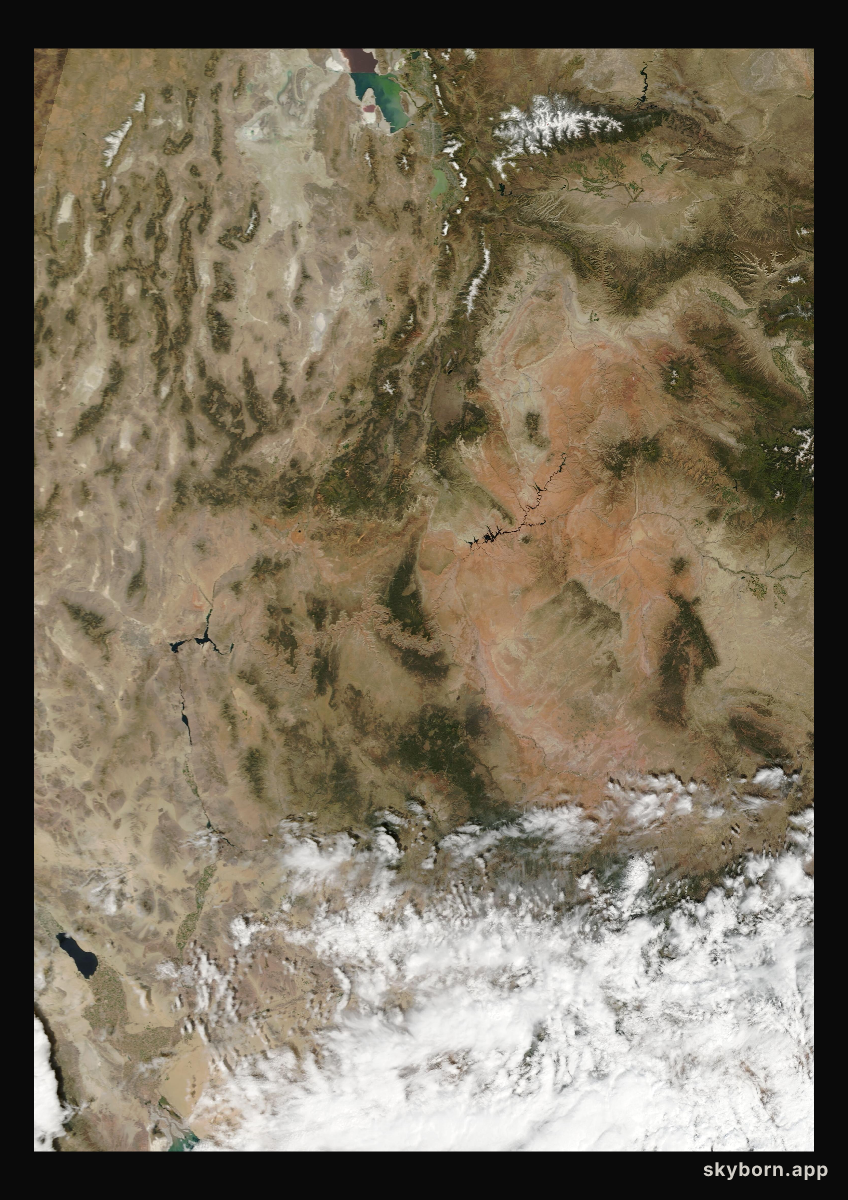 The Earth on 26 September 2016 · Colorado Plateau