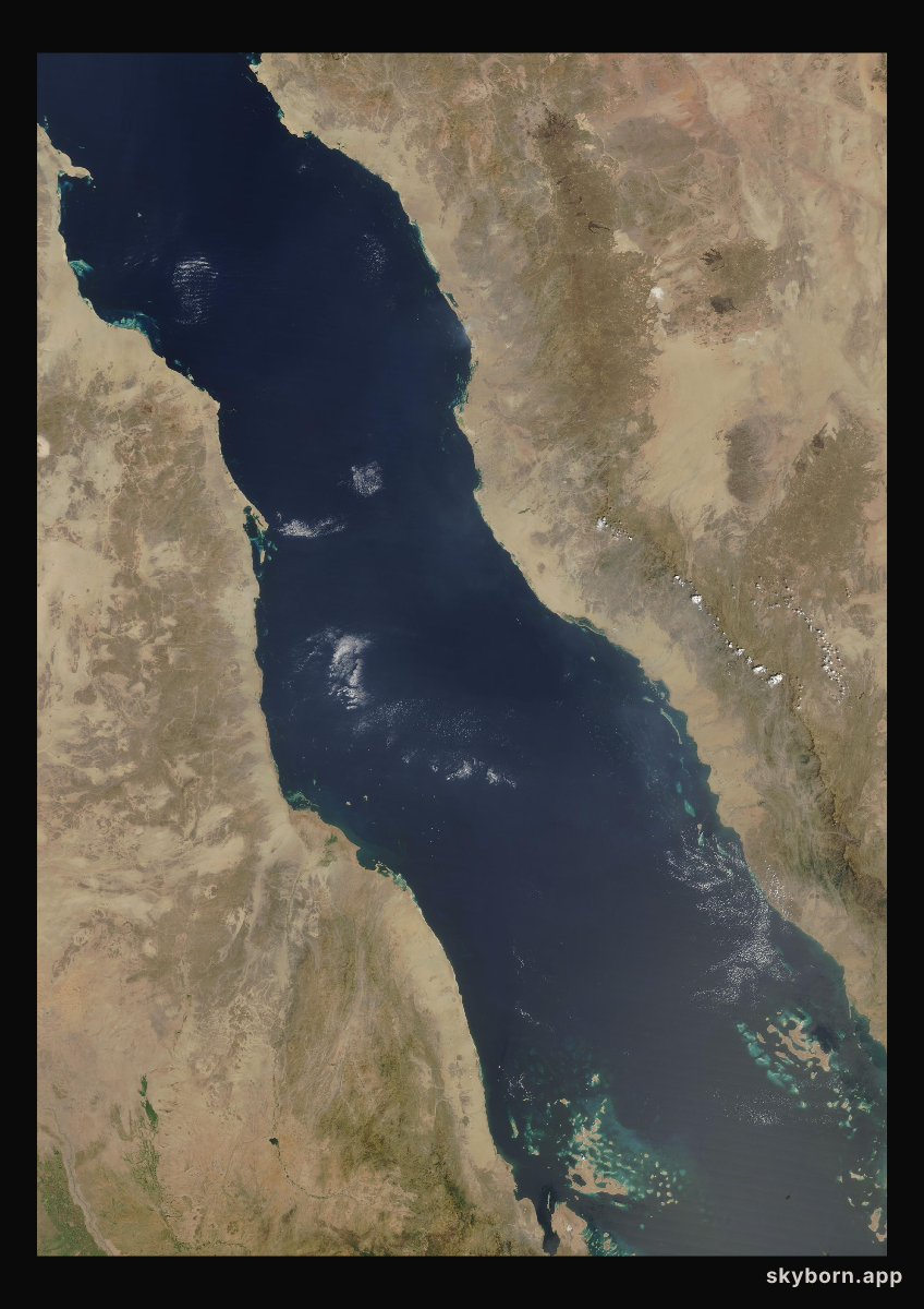 The Earth on 5 October 2016 · Red Sea