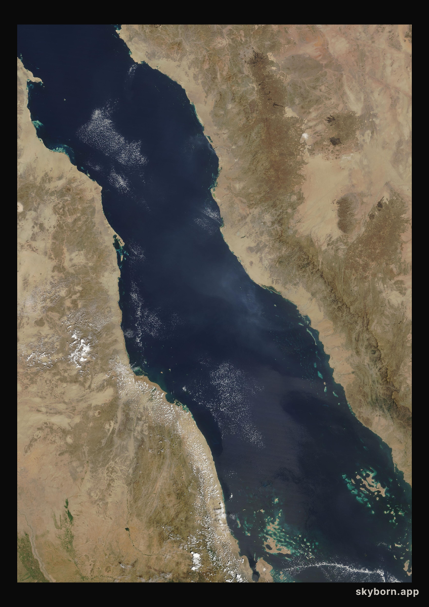 The Earth on 12 October 2016 · Red Sea