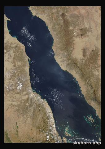 The Earth on 12 October 2016 · Red Sea