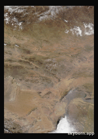 The Earth on 14 October 2016 · Gobi Desert