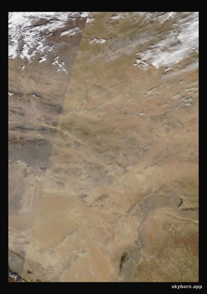 The Earth on 17 October 2016 · Gobi Desert