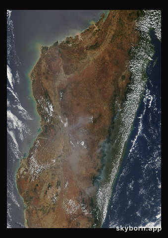 The Earth on 20 October 2016 · Madagascar