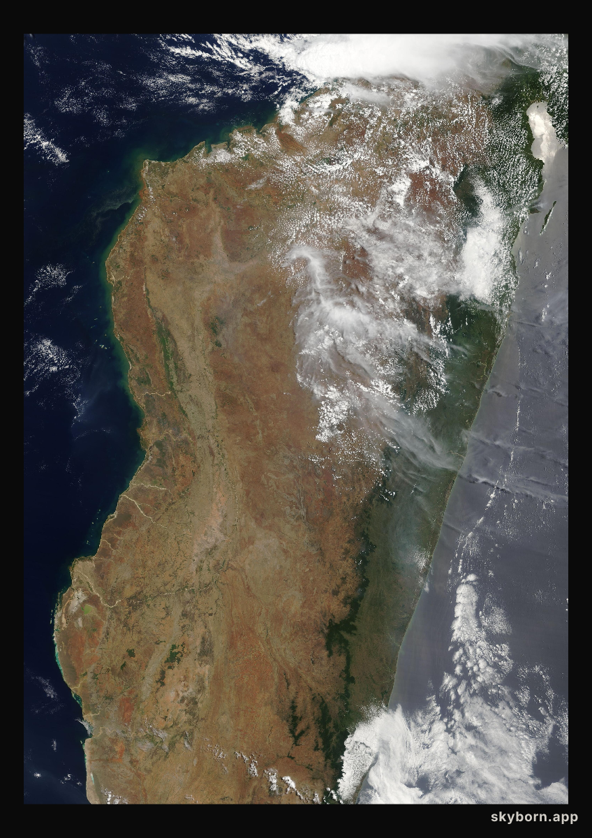 The Earth on 31 October 2016 · Madagascar