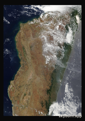The Earth on 31 October 2016 · Madagascar