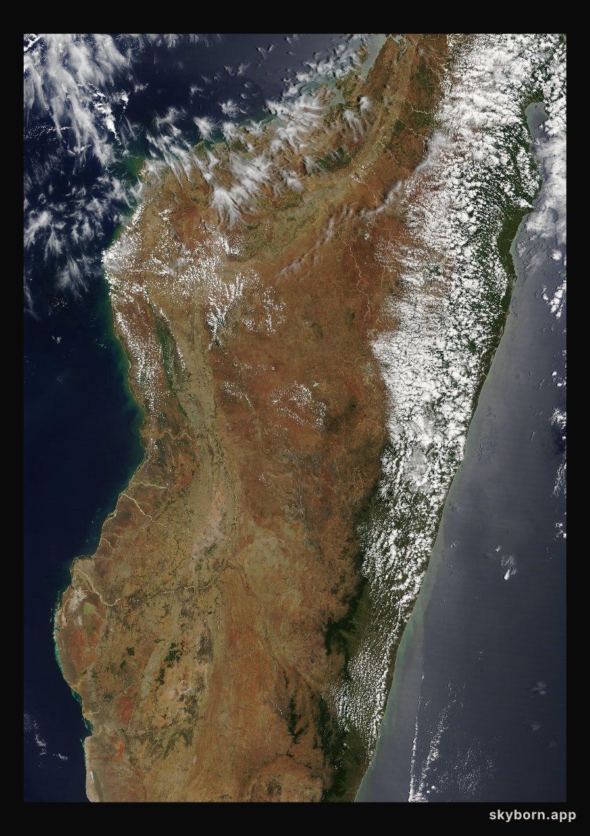 The Earth on 7 November 2016 · Madagascar