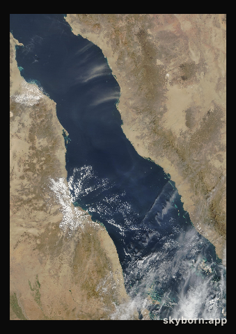 The Earth on 8 November 2016 · Red Sea