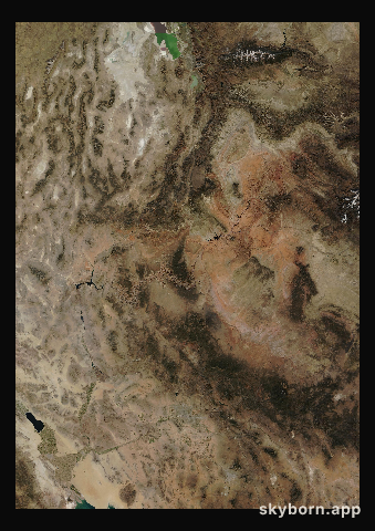 The Earth on 9 November 2016 · Colorado Plateau