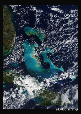 The Earth on 22 November 2016 · Bahamas