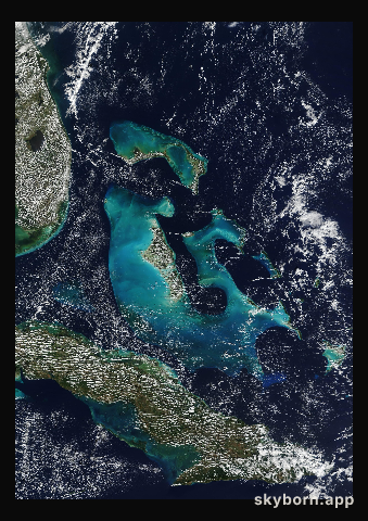 The Earth on 19 December 2016 · Bahamas