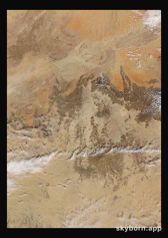 The Earth on 25 December 2016 · Sahara, Algeria