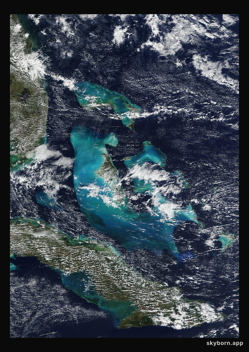 The Earth on 26 December 2016 · Bahamas