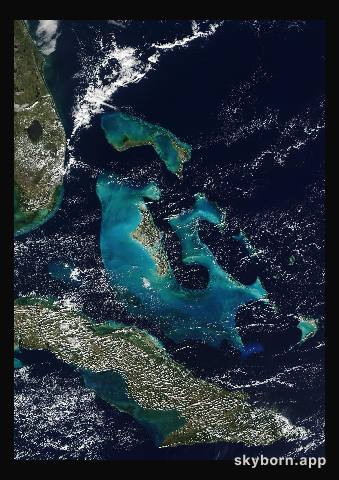 The Earth on 28 December 2016 · Bahamas