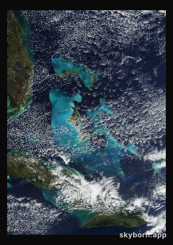 The Earth on 31 December 2016 · Bahamas