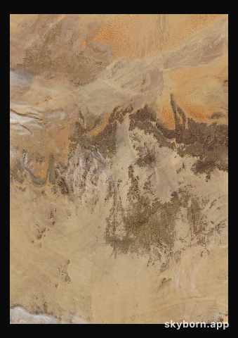 The Earth on 8 January 2017 · Sahara, Algeria