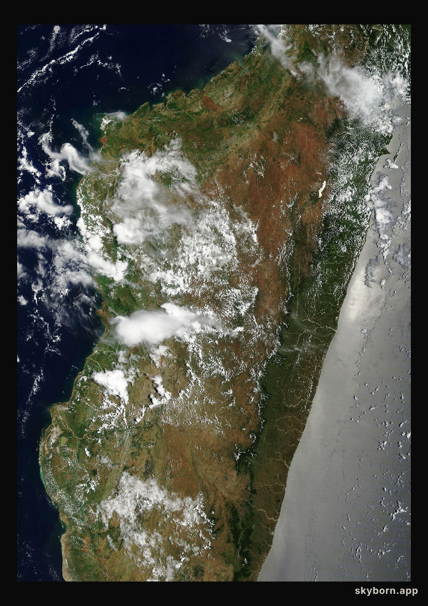 The Earth on 26 January 2017 · Madagascar