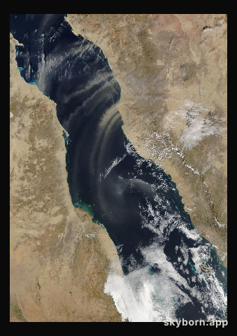 The Earth on 3 February 2017 · Red Sea