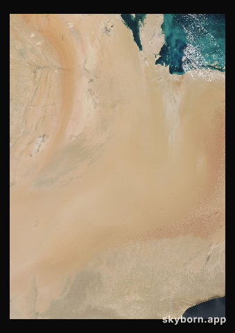 The Earth on 4 February 2017 · Empty Quarter, Arabia