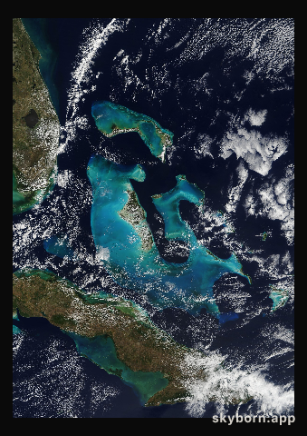 The Earth on 12 February 2017 · Bahamas