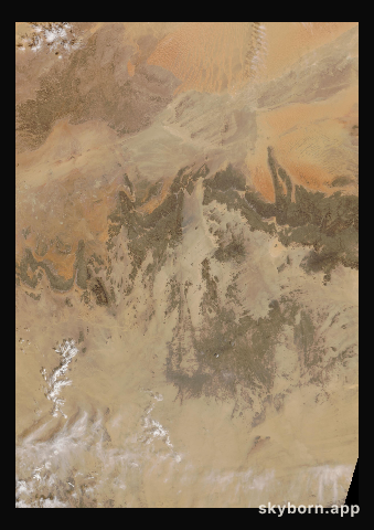 The Earth on 14 February 2017 · Sahara, Algeria