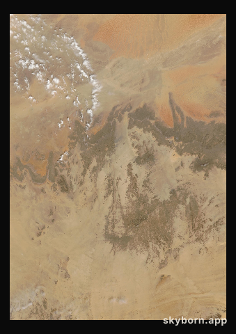 The Earth on 18 February 2017 · Sahara, Algeria