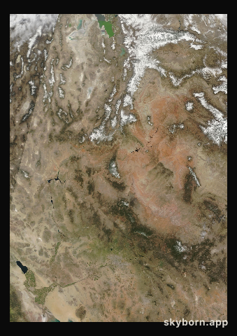 The Earth on 14 March 2017 · Colorado Plateau