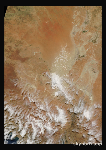 The Earth on 24 March 2017 · Lake Eyre, Australia