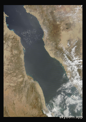 The Earth on 26 March 2017 · Red Sea