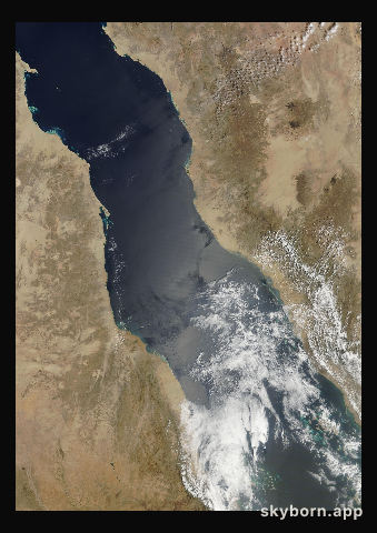 The Earth on 28 March 2017 · Red Sea