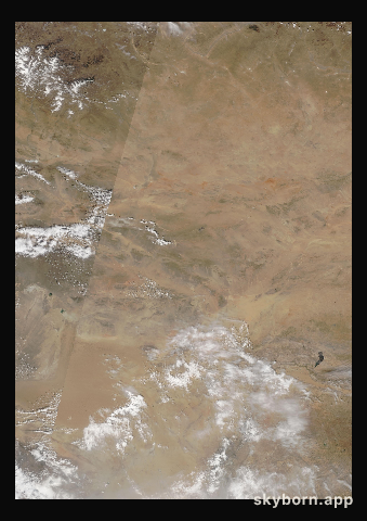 The Earth on 11 April 2017 · Gobi Desert