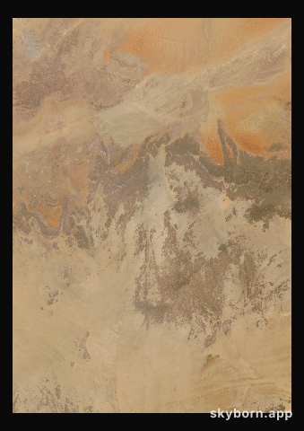 The Earth on 16 April 2017 · Sahara, Algeria
