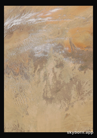 The Earth on 18 April 2017 · Sahara, Algeria
