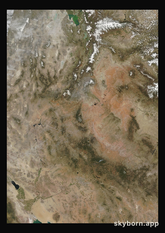 The Earth on 22 April 2017 · Colorado Plateau