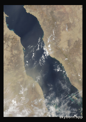 The Earth on 26 April 2017 · Red Sea