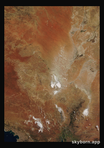 The Earth on 21 May 2017 · Lake Eyre, Australia