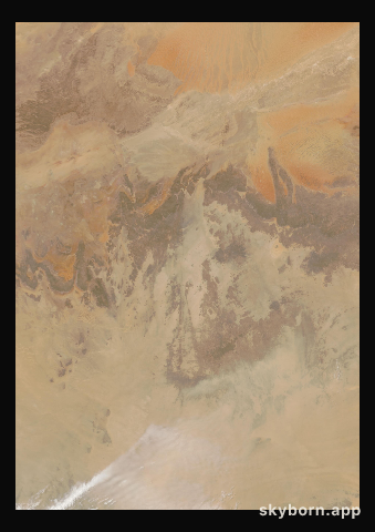 The Earth on 7 June 2017 · Sahara, Algeria