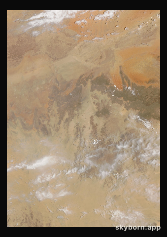 The Earth on 10 June 2017 · Sahara, Algeria