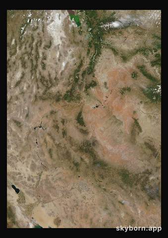 The Earth on 16 June 2017 · Colorado Plateau
