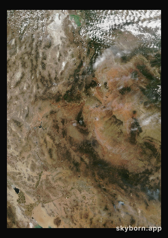 The Earth on 17 June 2017 · Colorado Plateau