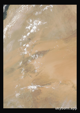 The Earth on 20 June 2017 · Eye of the Sahara, Mauritania