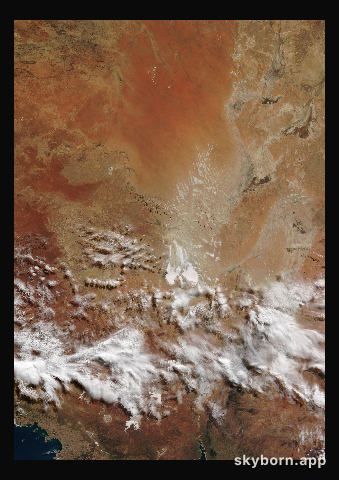 The Earth on 22 June 2017 · Lake Eyre, Australia