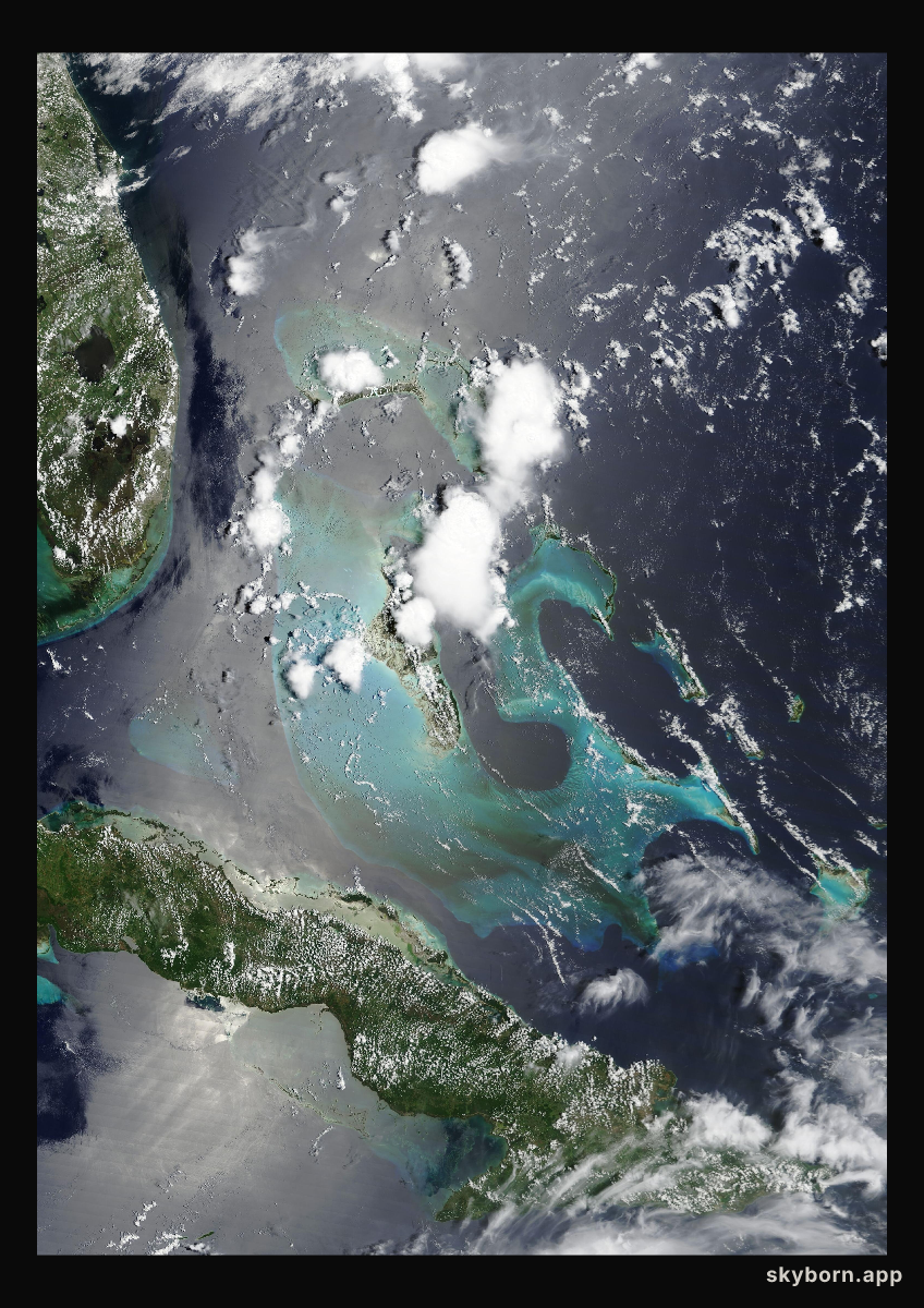 The Earth on 27 June 2017 · Bahamas