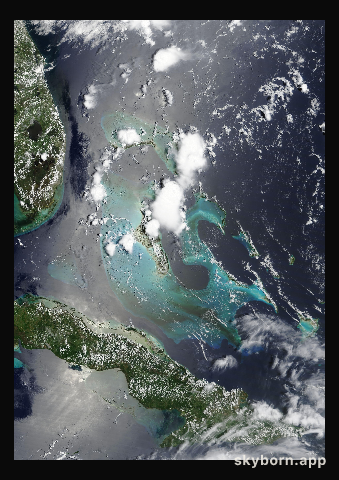The Earth on 27 June 2017 · Bahamas