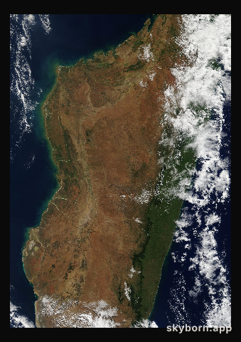 The Earth on 30 June 2017 · Madagascar