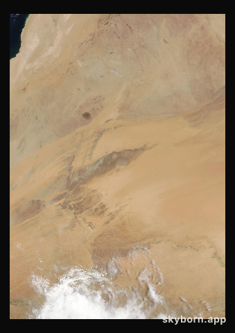 The Earth on 2 July 2017 · Eye of the Sahara, Mauritania