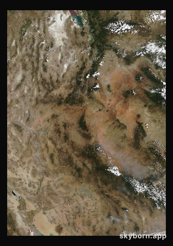The Earth on 3 July 2017 · Colorado Plateau