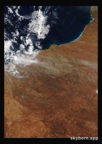 The Earth on 5 July 2017 · Pilbara, Western Australia
