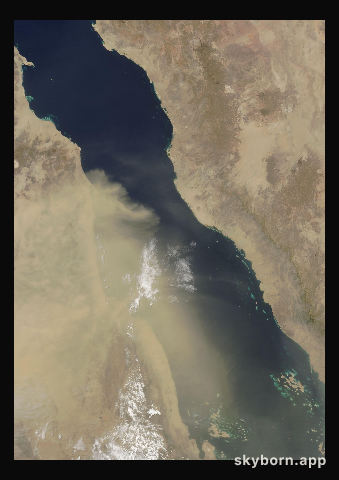 The Earth on 6 July 2017 · Red Sea