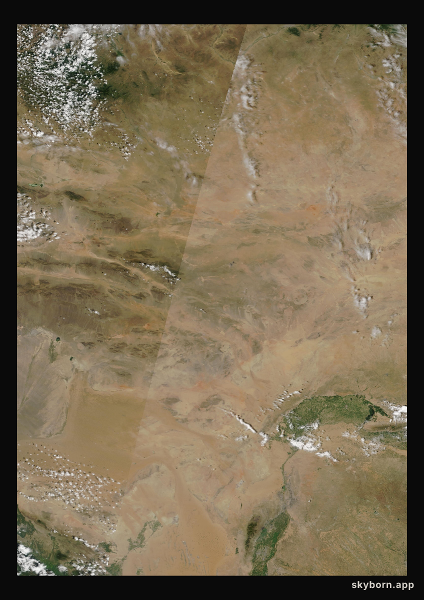 The Earth on 9 July 2017 · Gobi Desert